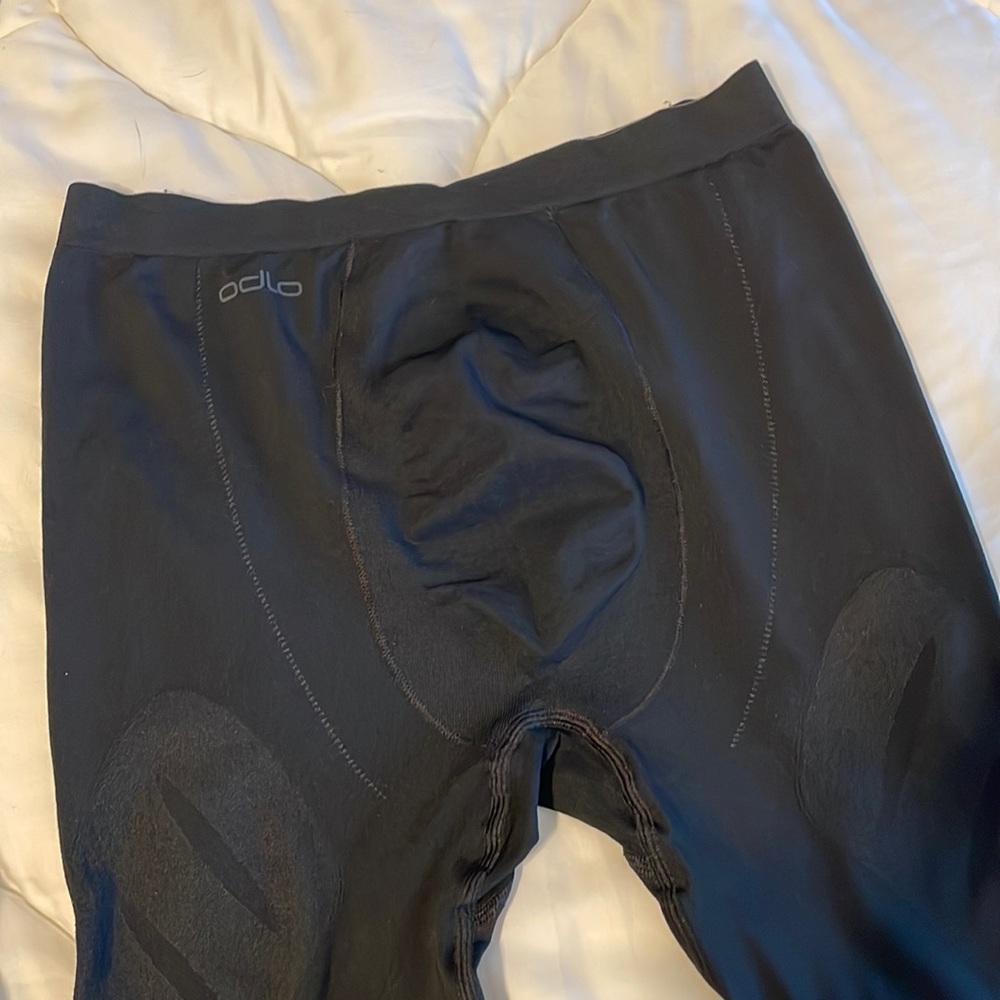 Odlo Evolution Light Base Layer Bottoms - Men’s Medium Black